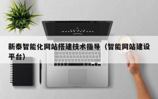 鄢陵新泰智能化网站搭建技术指导（智能网站建设平台）
